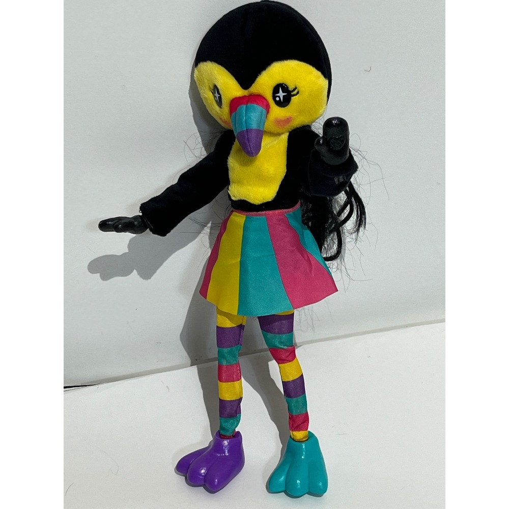 Barbie Cutie Reveal Toucan Doll Black Hair Multi Color Outfit HJL60